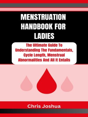 cover image of MENSTRUATION HANDBOOK FOR LADIES
